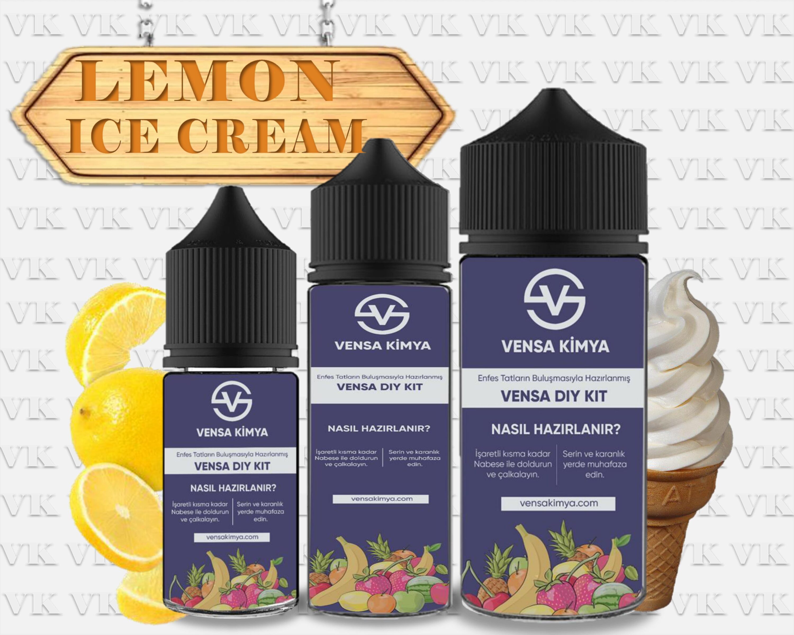 LEMON ICE CREAM DIY KIT [VENSA]