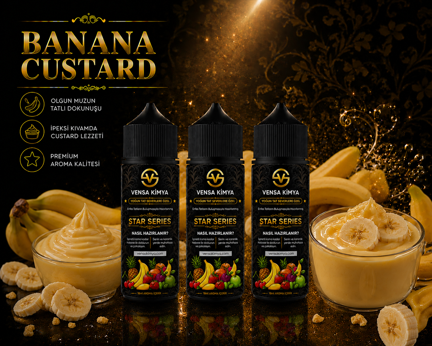 Star Serıes Banana Custard