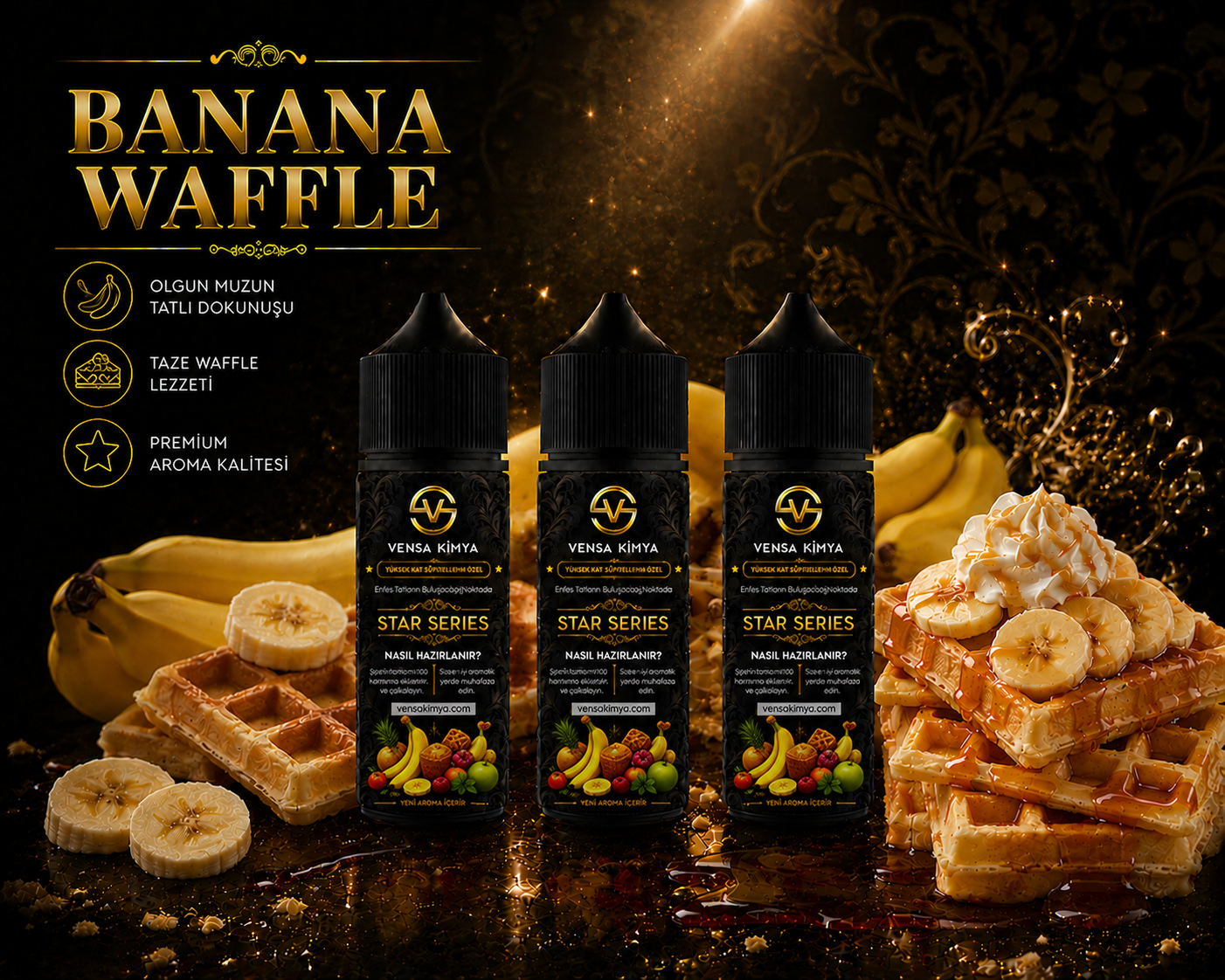 Star Serıes Banana Waffle
