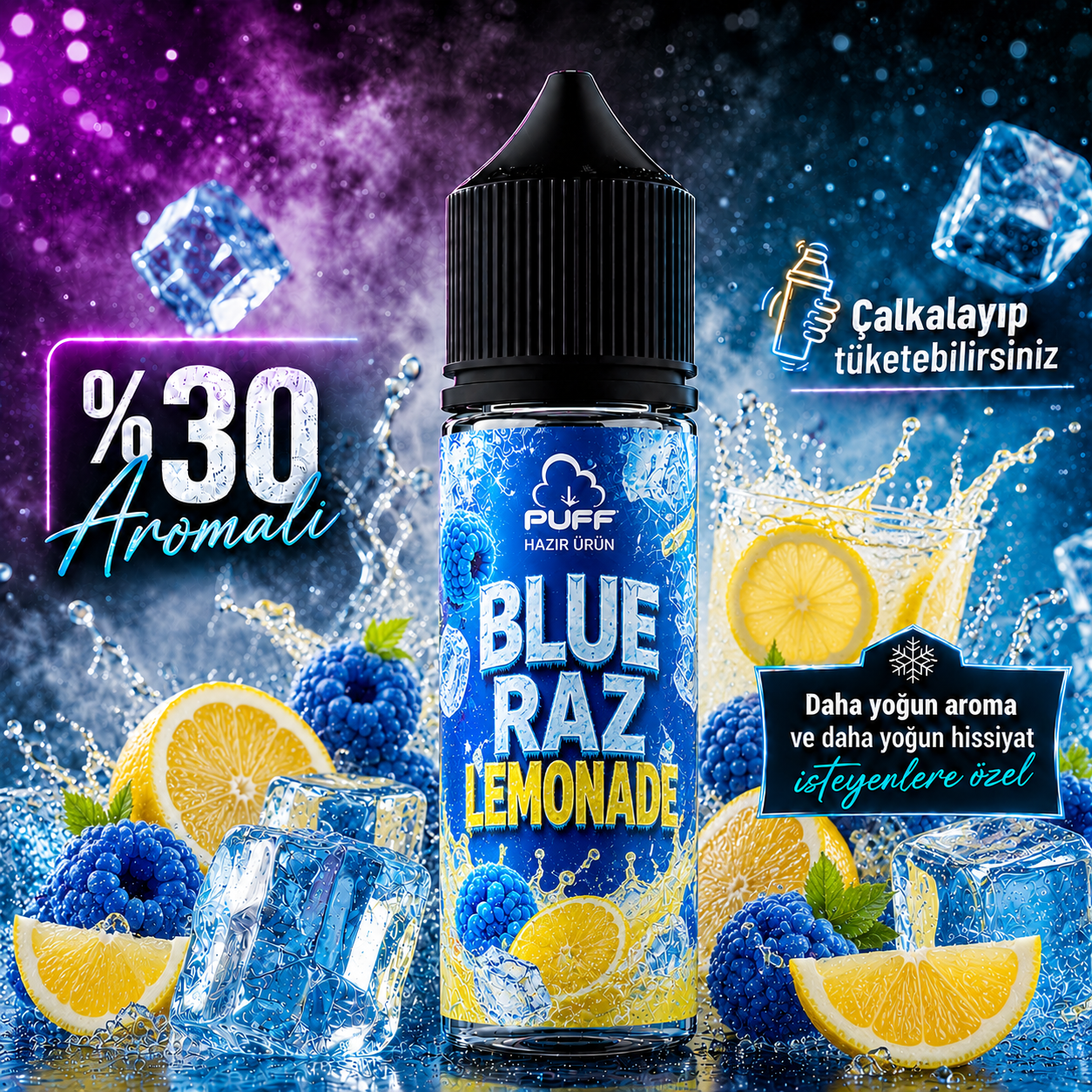 Puff Bluerazz Lemon 30ML