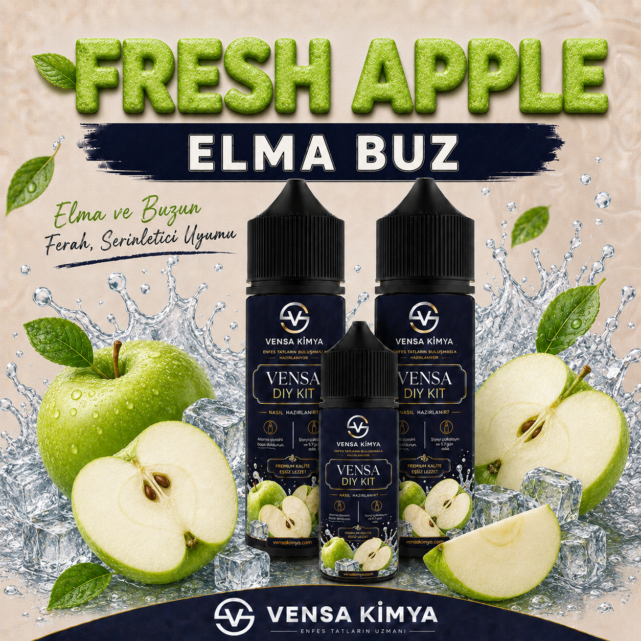 Freash Apple Dıy Kit Aroma