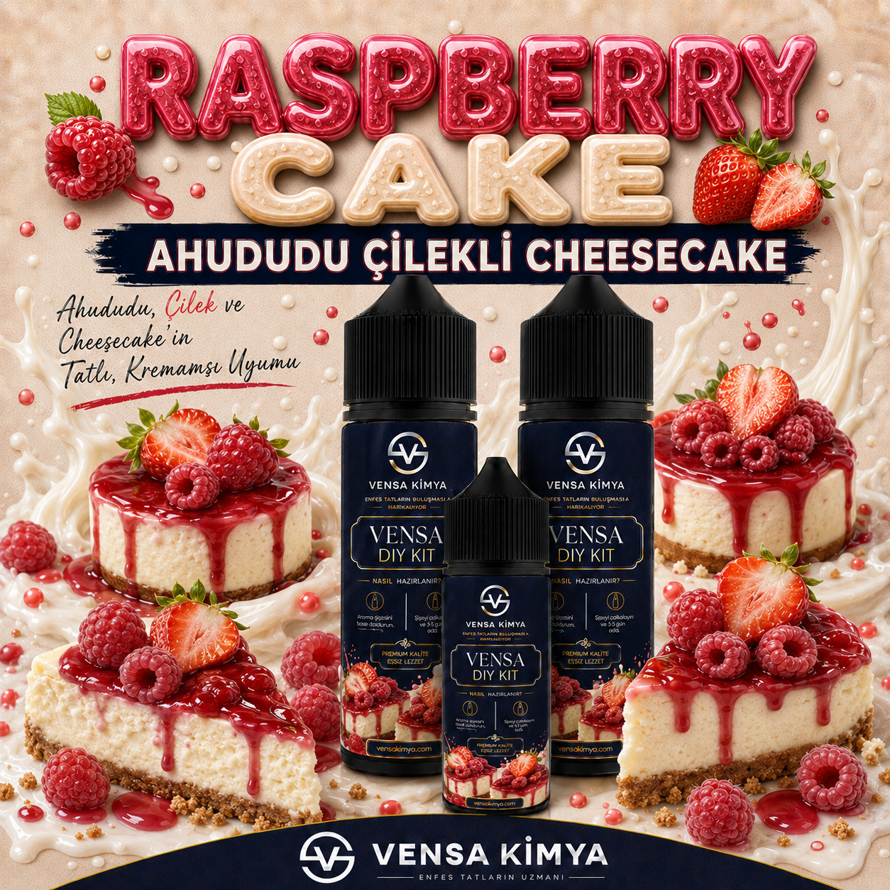 Raspberry Cake DIY Kit Aroma