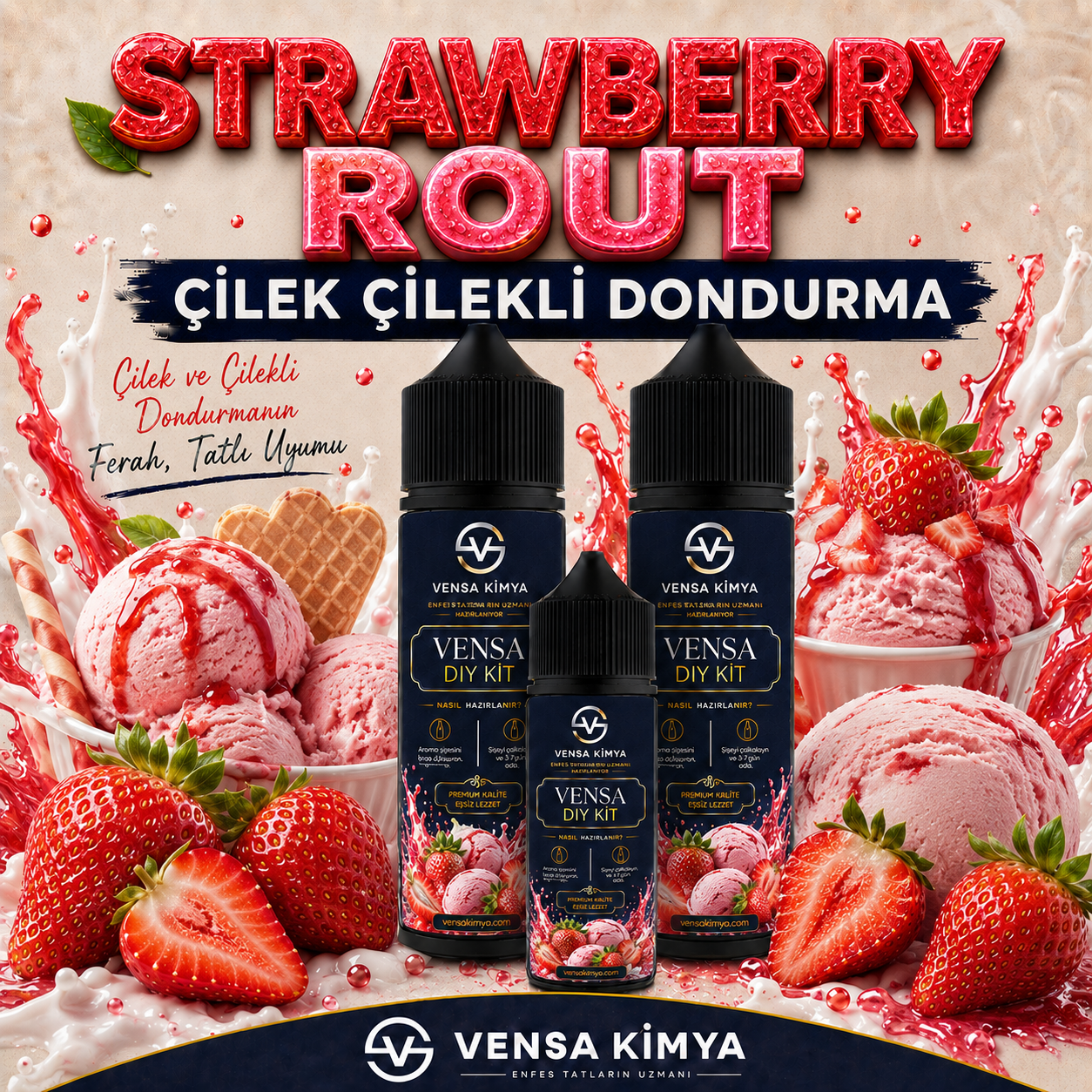 Strawberry Rout Dıy Kit Aroma